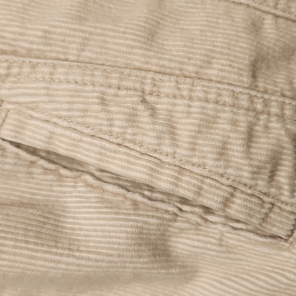 FOREVER 21 Women's Cream Button Front Corduory Jacket Size S - Picture 5 of 16
